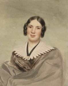 Sra. Thomas Ingham, 1837 (wc com grafite em papel toalha)